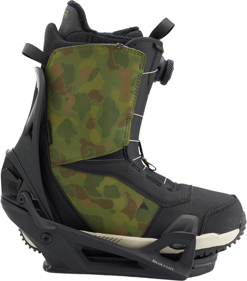 Burton Ruler Step On Snowboard Bindings & Boots, UK 8 Black/Camo 2019