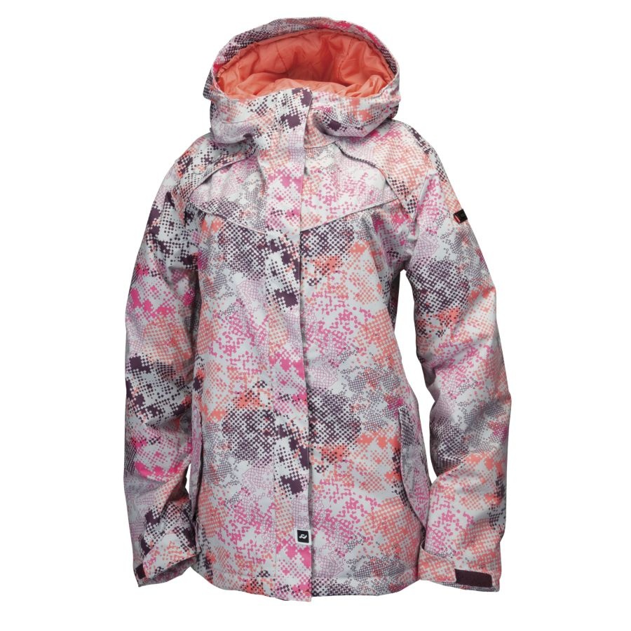 Ride Broadview Women's Ski/Snowboard Jacket, XL, Pixelated Print
