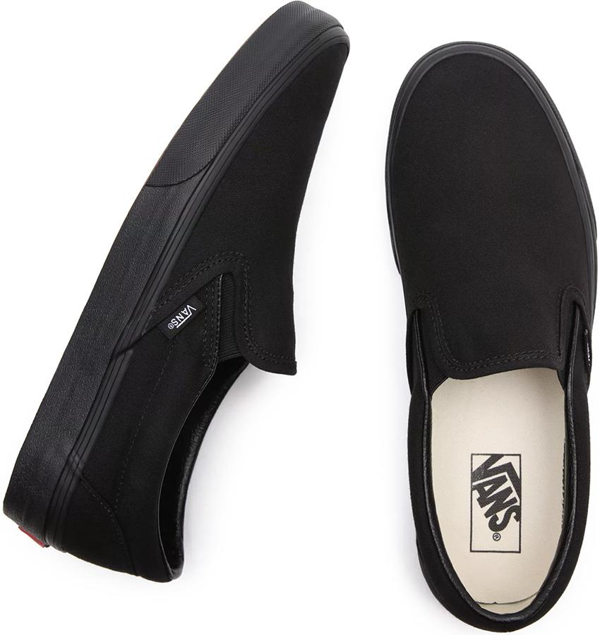 Vans Classic Slip-On Skate Shoes, UK 10 Black/Black