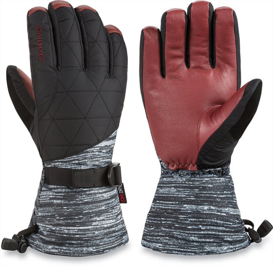 Dakine Camino DK Dry Leather Women's Snowboard/Ski Gloves, XS Lizzie