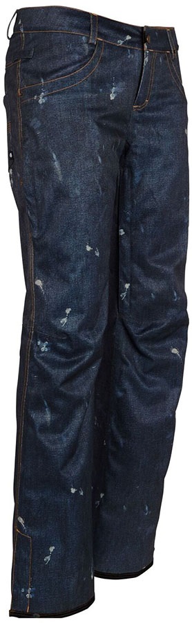 686 deconstructed denim snow pants