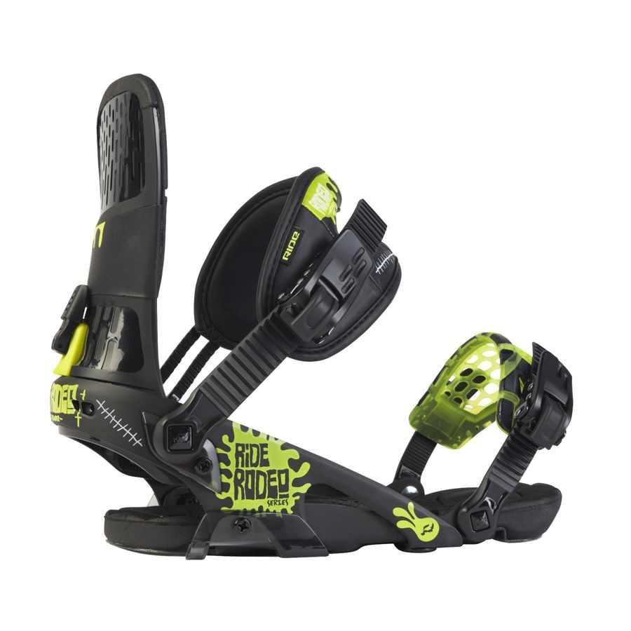 Ride Rodeo Snowboard Bindings, XL, Black, 2012