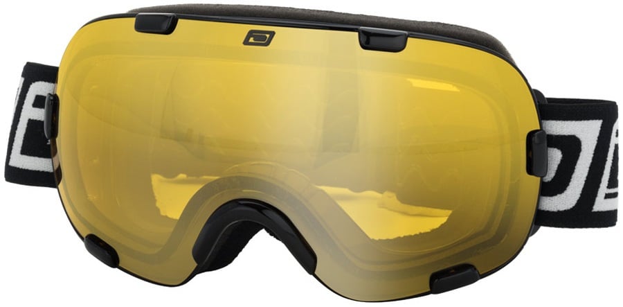 Dirty Dog Afterburner Ski/Snowboard Goggles L Black Yellow
