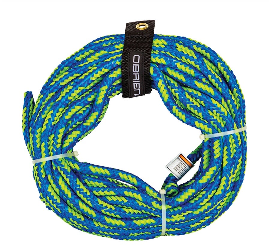 O'Brien Floating Towable Tube Rope, 2 Rider Tubes Blue Green 2022
