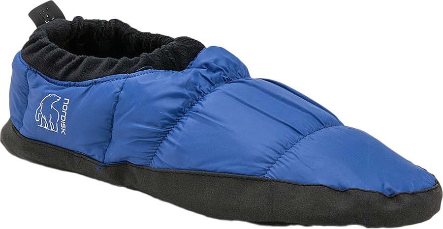 Nordisk Mos Down Shoes Insulated Camping Slippers, UK 2.5-5 Blue