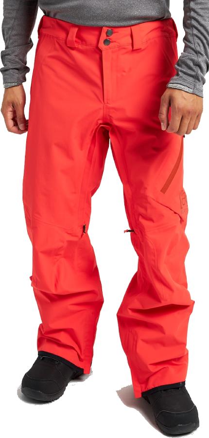 Burton [ak]2L Cyclic Gore-Tex Ski/Snowboard Pants, M Fiesta Red