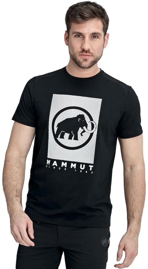 Mammut Trovat T-Shirt Short Sleeve Climbing Tee, S Black-White PRT2