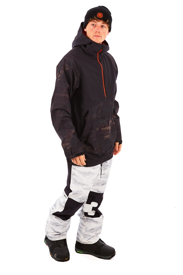 thirtytwo TM Anorak Ski/Snowboard Pullover Jacket, L Black