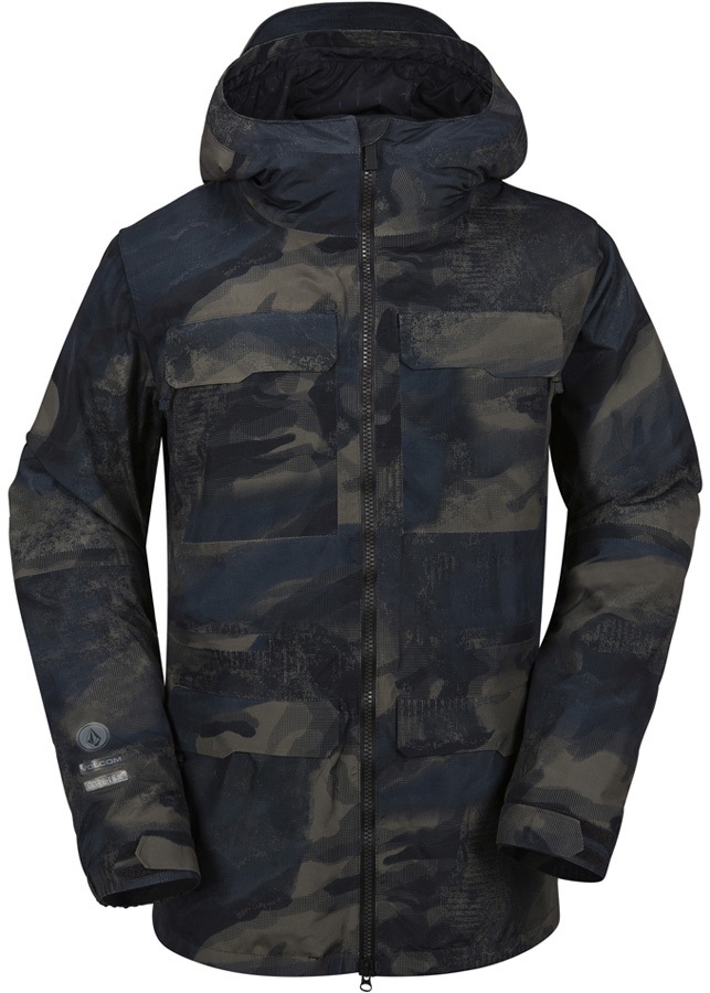 Volcom Stone Ski & Snowboard Gore-Tex Jacket, S Camouflage