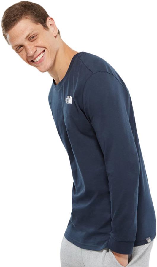 The North Face Simple Dome Long Sleeve T-Shirt, S Urban Navy