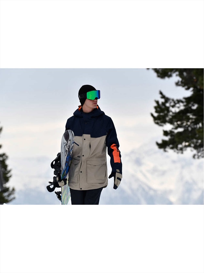 oakley timber 15k biozone shell snowboard jacket