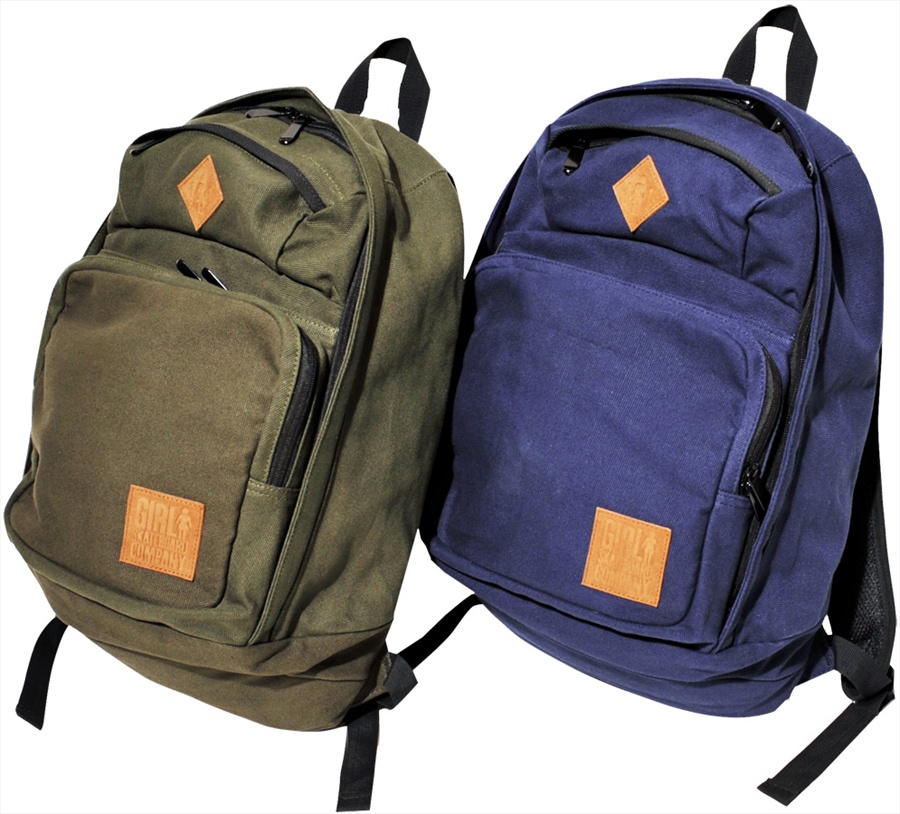 Girl SIMPLE Skateboard Backpack, 22 Litres, Blue Canvas