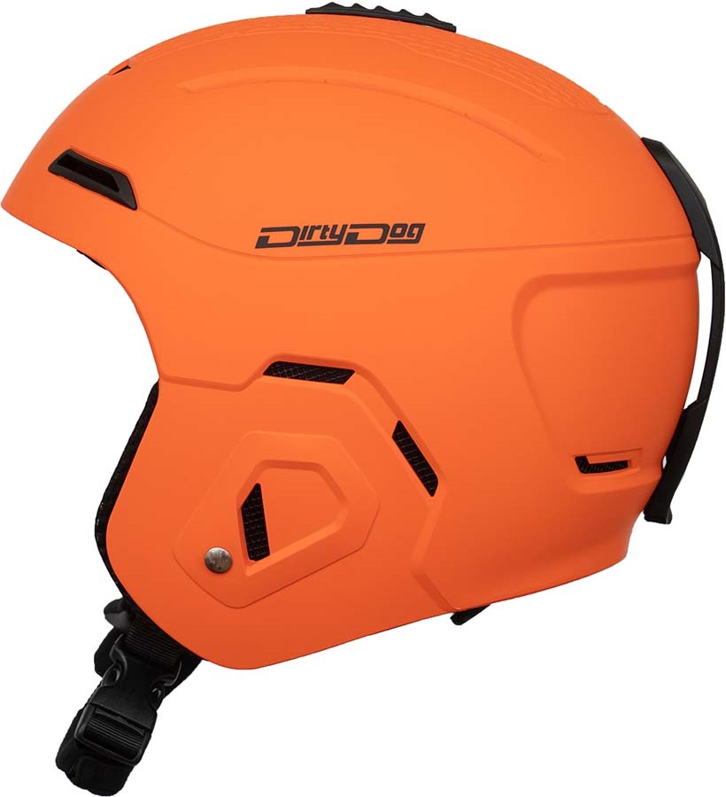 Dirty Dog Adult Unisex Pulsar Snowboard/Ski Helmet, S Orange