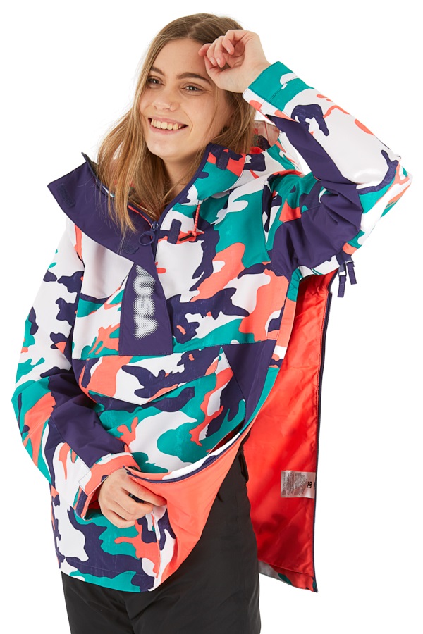 DC Envy Anorak Women's Ski/Snowboard Jacket, M Blue Grass