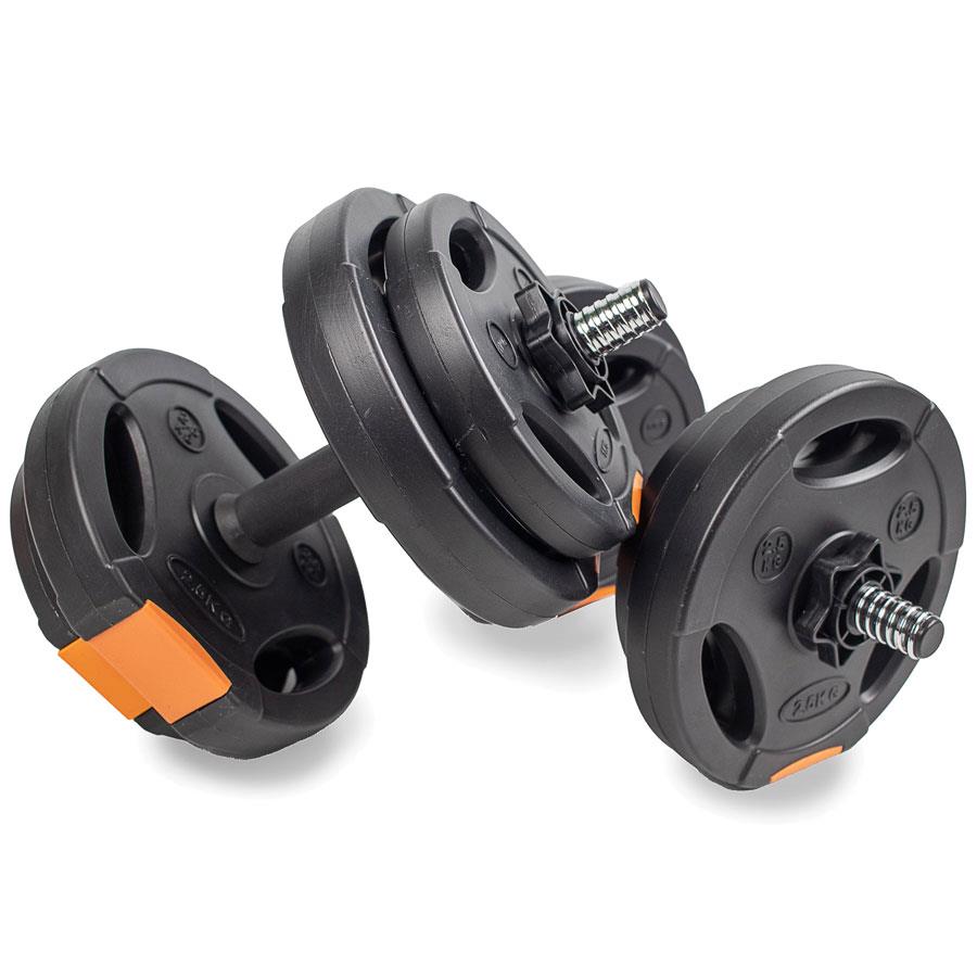 Phoenix Fitness Adjustable Complete Dumbbell Weights Set, 15KG Total