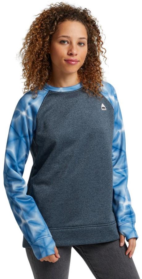 Burton Oak Crew Pullover Women's Sweater Jumper, S Dress Blue