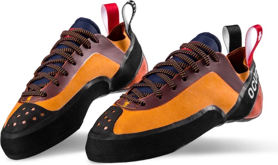 Ocun Crest Lace Up Unisex Rock Climbing Shoe, Uk 11 Eu 46 Orange