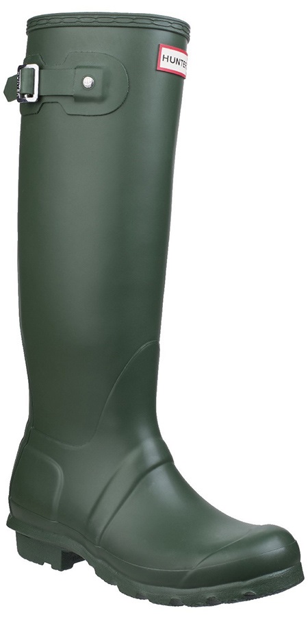 Hunter Original Tall Women's Wellington Boots, UK 6 Hunter Green