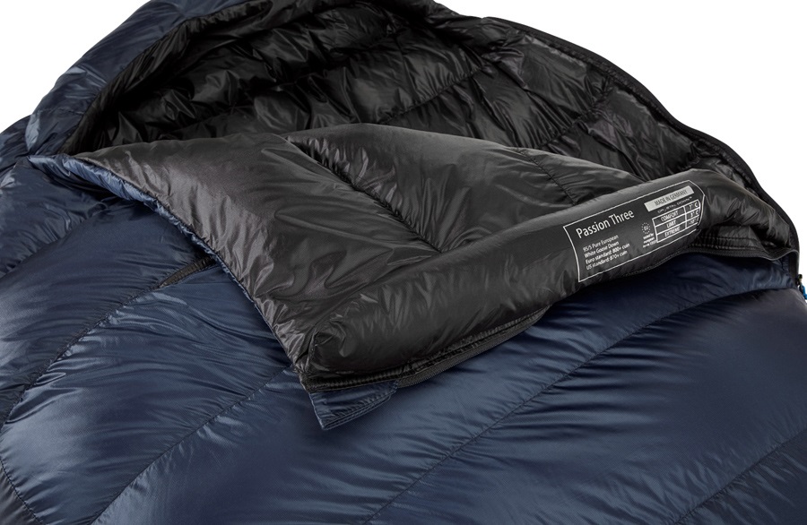 Yeti Passion Three Ultralight Down Sleeping Bag, L Navy LZ