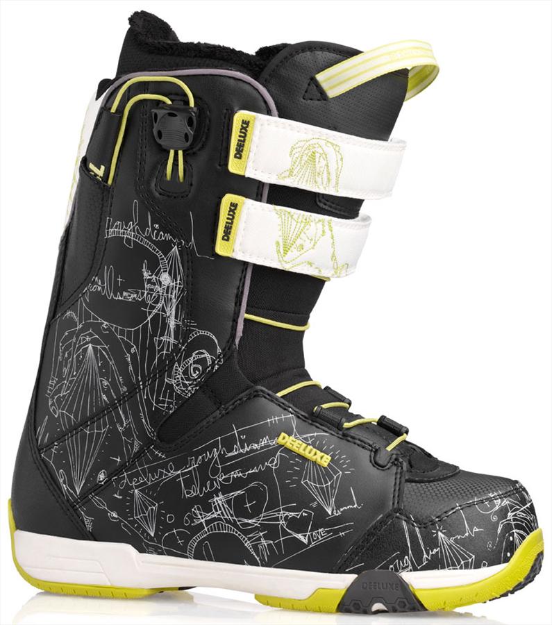 Deeluxe Rough Diamond Snowboard Boots, UK 7.5 (M265), Black