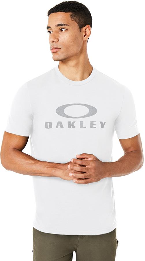 Oakley O Bark Men's Short Sleeve Crew Neck T-Shirt, XL White