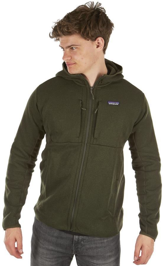Patagonia LW Better Sweater Full-Zip Fleece Hooded Jacket S Kelp