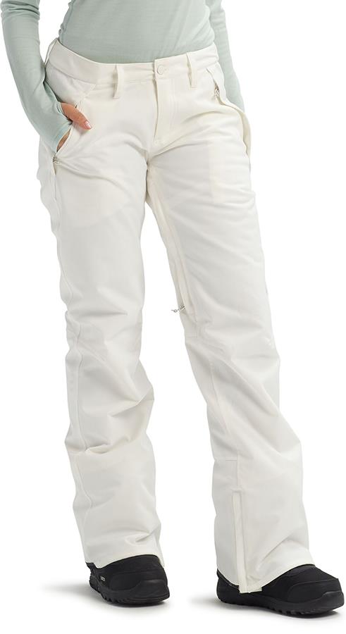 Burton Society Women's Snowboard/Ski Pants XS Stout White
