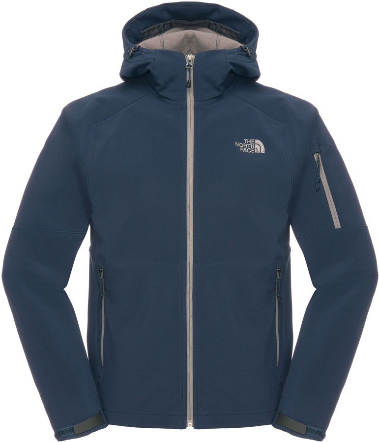 The North Face Apex Android Men's Soft Shell Hoodie, XL, Cosmic Blue