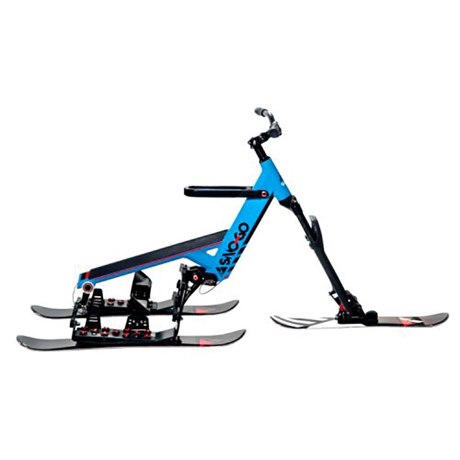 SnoGo Ski Bike Downhill Snow Bike / Skibob, One Size Fits All Blue