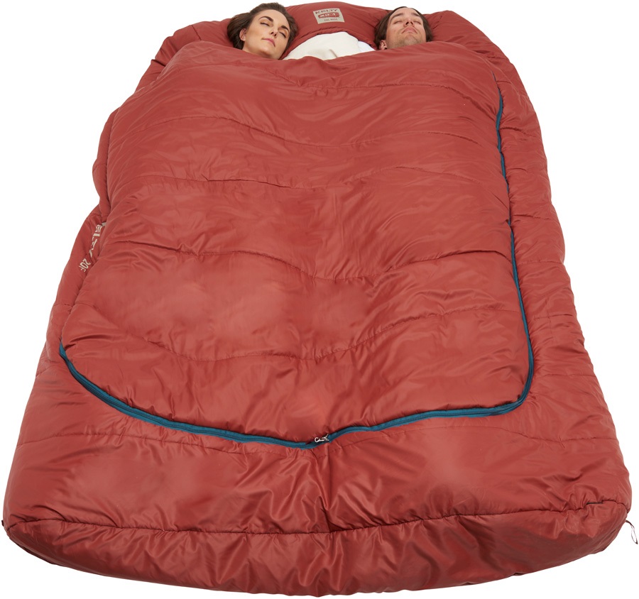 Kelty Tru Comfort Doublewide 7C 2Person Sleeping Bag, Brick