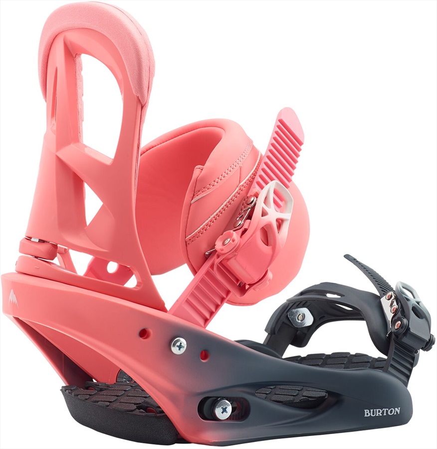 Burton Stiletto Re:Flex Women's Snowboard Bindings, M Pink Fade 2020