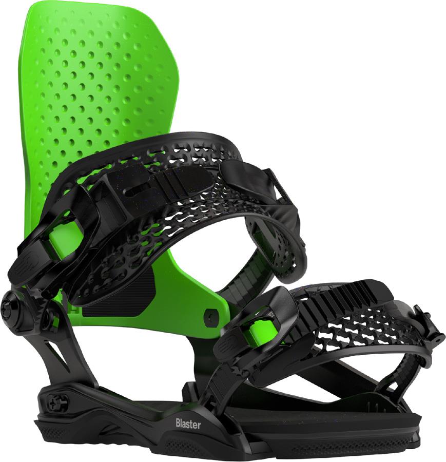 Bataleon Blaster Asymwrap Snowboard Bindings, M/L Green