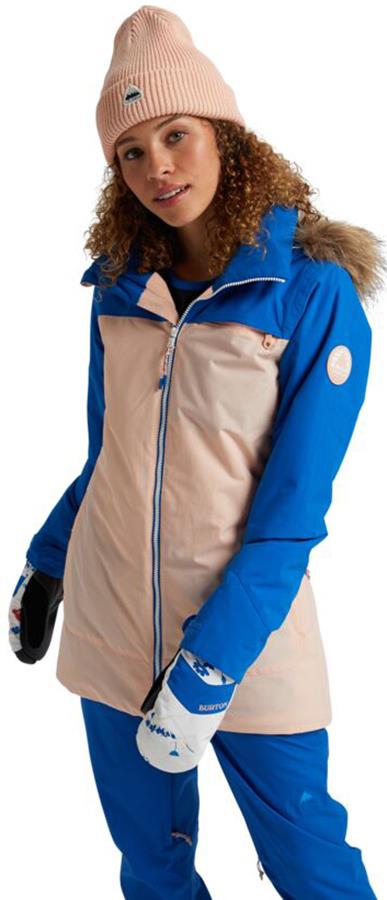 peach ski jacket
