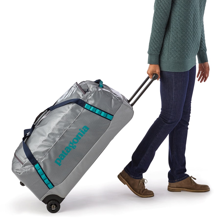 Patagonia Black Hole Wheeled Duffel Travel Bag 40L White