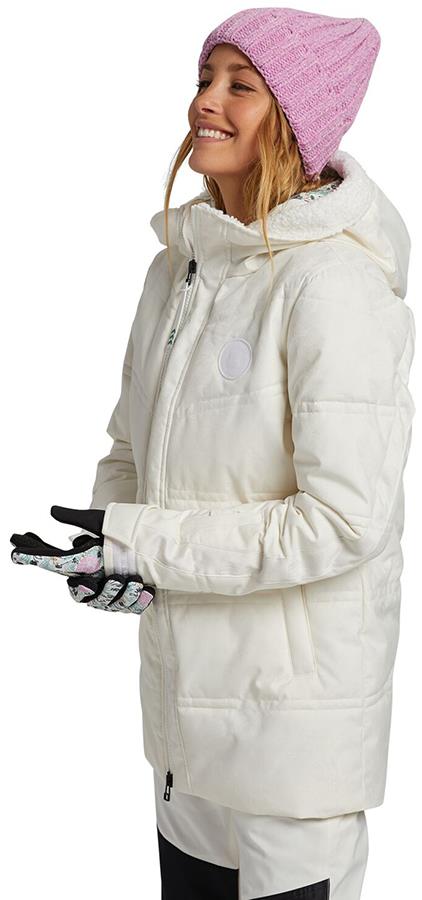 women's burton larosa jacket black and white