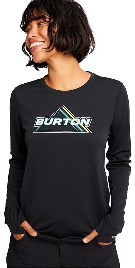 Burton Multipath Active Women's Long Sleeve T-Shirt, UK 12 True Black