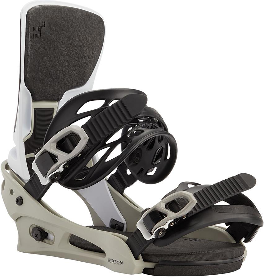 Burton Cartel X ReFlex Snowboard Bindings, Medium Team Grey 2021