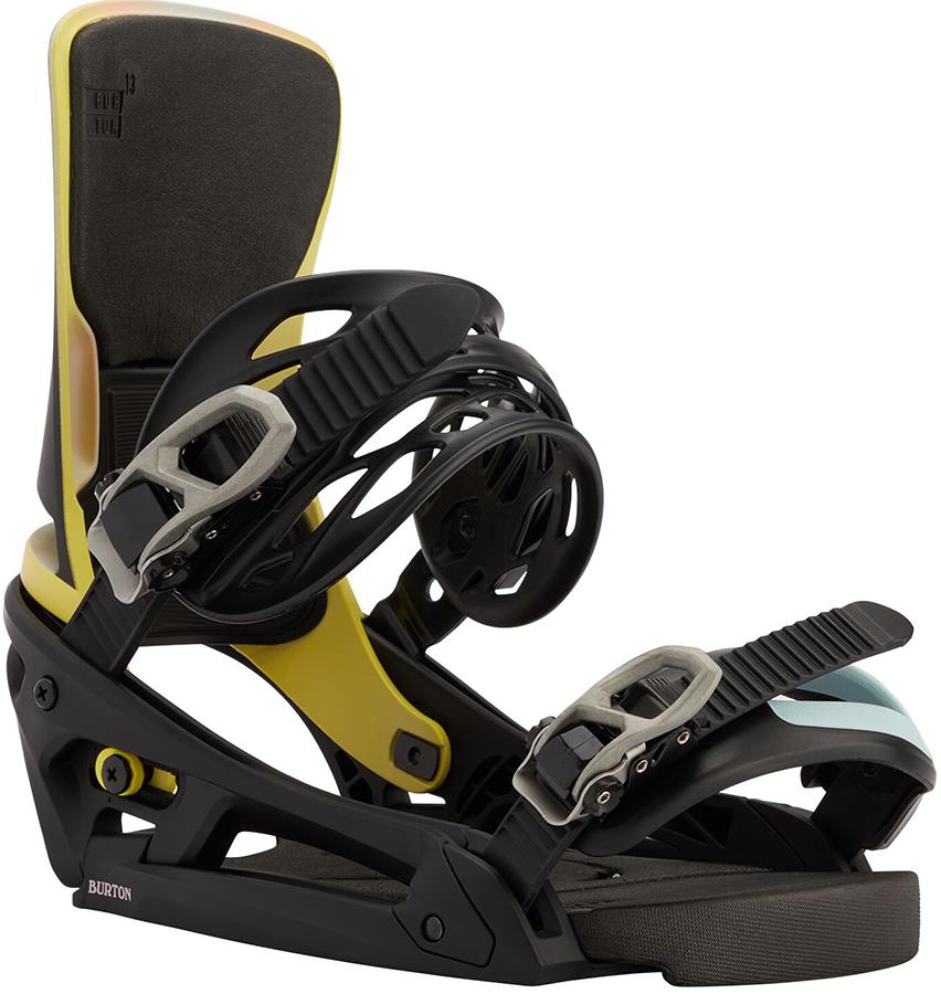 Burton Cartel X EST Snowboard Bindings, Large Black/Multi 2021