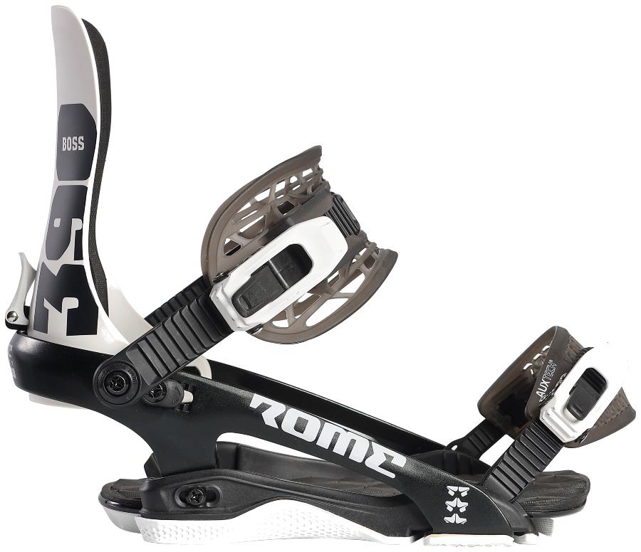Rome 390 Boss 20th Anniversary Snowboard Bindings, L/Xl White