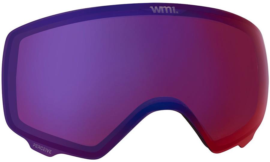 Anon WM1 Ski/Snowboard Goggle Spare Lens, Perceive Variable Violet