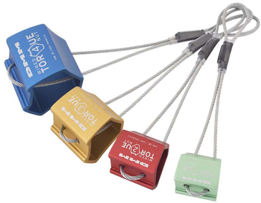 DMM Torque Nuts Wire Rock Climbing Hex/Nut Set, 14 Assorted