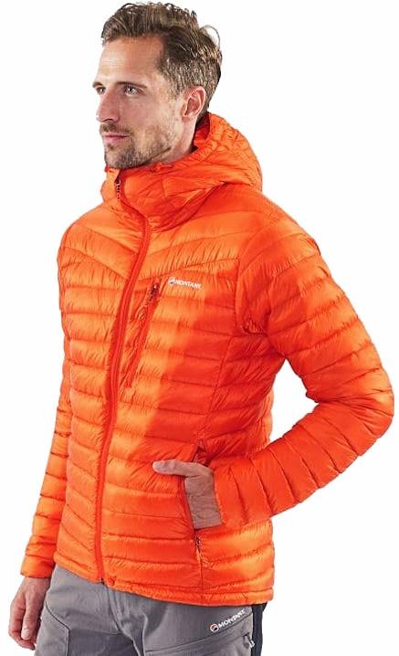 Montane Featherlite Down Insulated Hiking Jacket, XL Firefly Orange