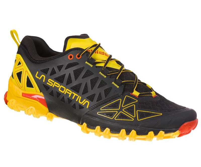 La Sportiva Bushido II Trail Running Shoes UK 9 / EU 43 Black/Yellow