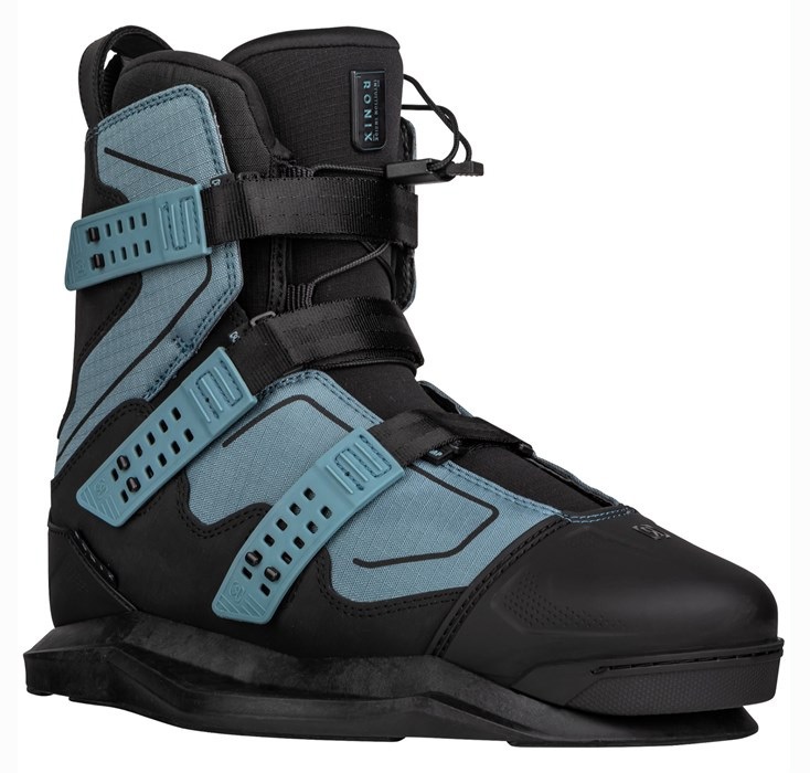 Ronix Atmos Intuition+ Wakeboard Bindings, UK 11 Black Blue 2022