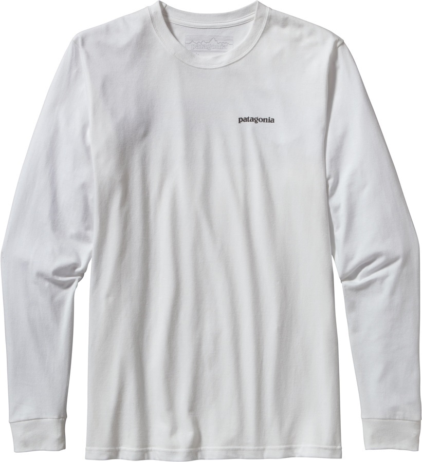 patagonia long sleeve white t shirt