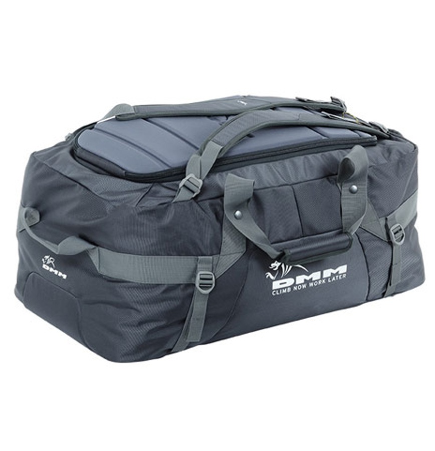 DMM Void Rock Climbing Duffel Bag 100L Black/Grey