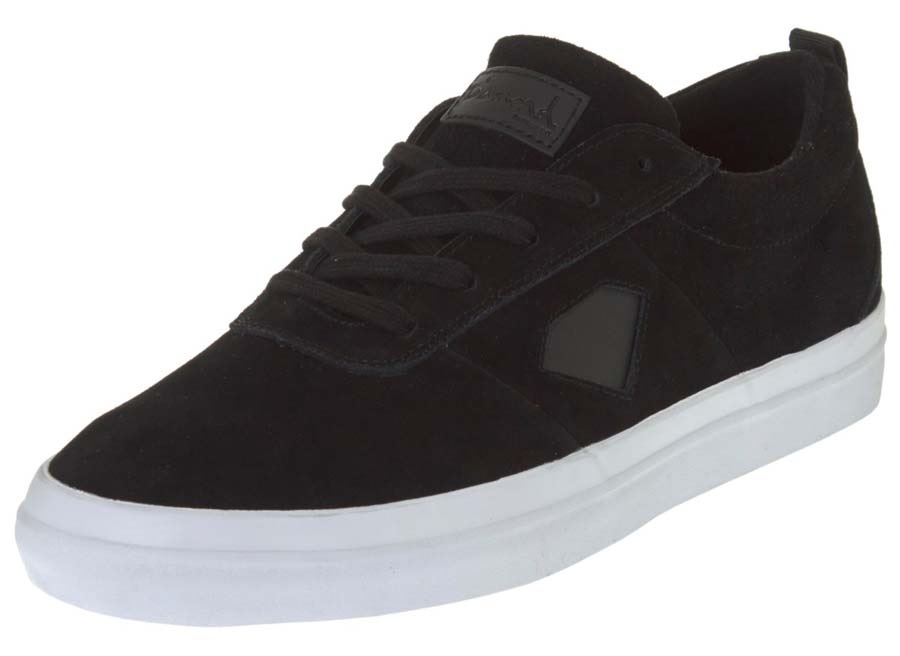 black suede skate shoes