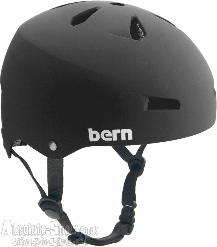 Bern Macon Hard Hat Summer Skate / Bike Helmet, M, Matte Black