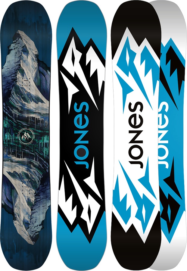 Jones Mountain Twin Hybrid Camber Snowboard, 157cm, 2017