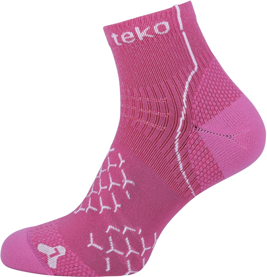 CHEAPEST ON TEKO EVAPOR8 Running/Cycling Socks UK 8-10.5 Pink 